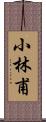 小林甫 Scroll