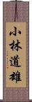 小林道雄 Scroll