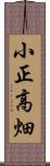 小正高畑 Scroll