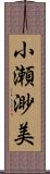 小瀬渺美 Scroll