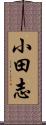 小田志 Scroll