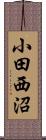 小田西沼 Scroll