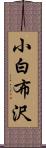 小白布沢 Scroll