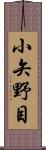 小矢野目 Scroll