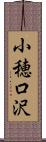 小穂口沢 Scroll