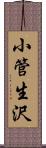 小管生沢 Scroll