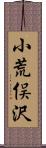 小荒俣沢 Scroll