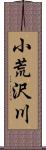 小荒沢川 Scroll