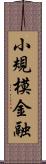 小規模金融 Scroll