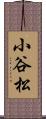 小谷松 Scroll