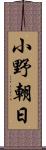 小野朝日 Scroll