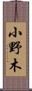 小野木 Scroll