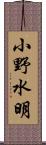 小野水明 Scroll