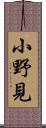 小野見 Scroll