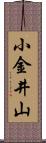 小金井山 Scroll