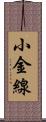 小金線 Scroll