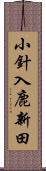 小針入鹿新田 Scroll