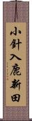 小針入鹿新田 Scroll