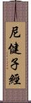 尼健子經 Scroll