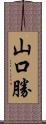 山口勝 Scroll