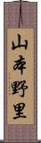 山本野里 Scroll
