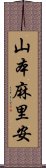 山本麻里安 Scroll