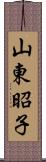 山東昭子 Scroll