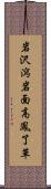 岩沢瀉 Scroll