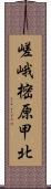 嵯峨樒原甲北 Scroll