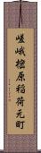 嵯峨樒原稲荷元町 Scroll