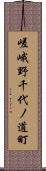 嵯峨野千代ノ道町 Scroll