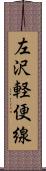左沢軽便線 Scroll