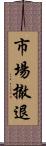 市場撤退 Scroll