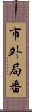 市外局番 Scroll