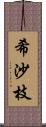 希沙枝 Scroll