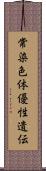 常染色体優性遺伝 Scroll