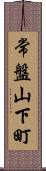 常盤山下町 Scroll