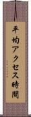 平均アクセス時間 Scroll