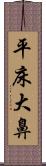 平床大鼻 Scroll