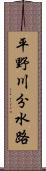 平野川分水路 Scroll