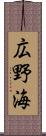 広野海 Scroll