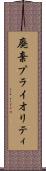 廃棄プライオリティ Scroll