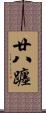 廿八躔 Scroll