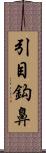 引目鈎鼻 Scroll