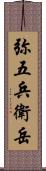 弥五兵衛岳 Scroll