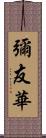 彌友華 Scroll