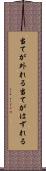 当てが外れる Scroll