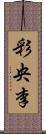 彩央李 Scroll