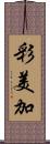 彩美加 Scroll