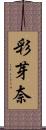 彩芽奈 Scroll